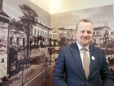 Wizyta Prezydenta Miasta Sosnowiec w Muzeum Domu Macierzystego